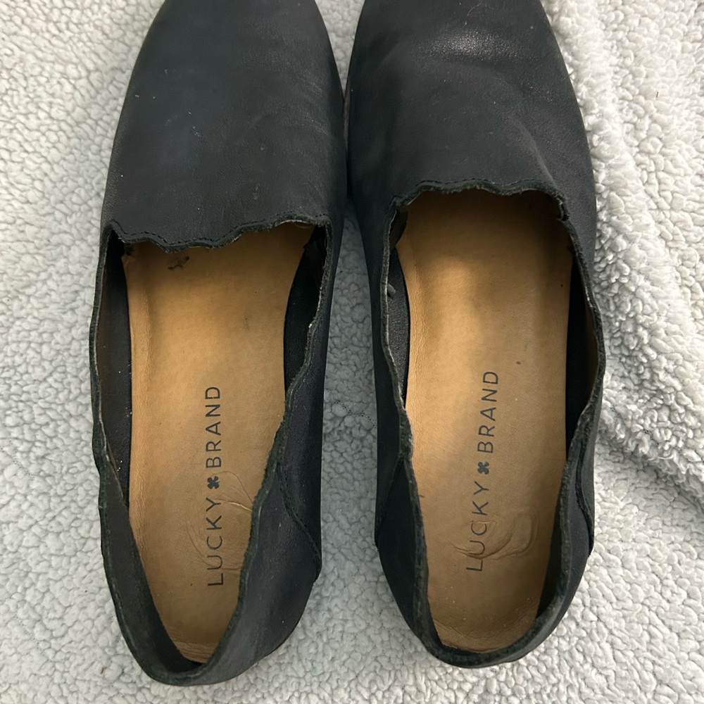 Lucky Brand Women's Classic Black Flats